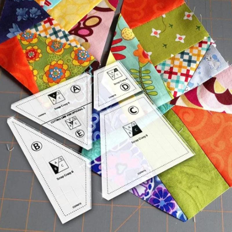 Carvallo - Transparent patchwork sy klippa hantverkslinjal