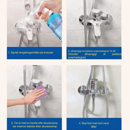 PureShine - Snabbverkande badrumsrengöring för kakel, glas och avlägsnande av kalk