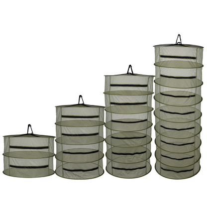 Fällbar torkställning för frukt, grönsaker och örter – Flerlagers nätställ för snabb torkningsprocess