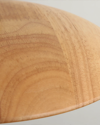 Takpendel | Smal Träskärm | Japandi Zen | Minimalistisk Design