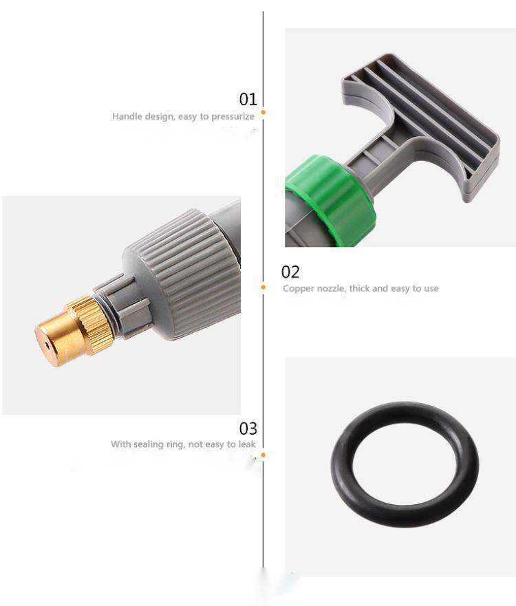 Universell flaskträdgårdspray med högtrycksdysa – För växtbevattning och rengöring