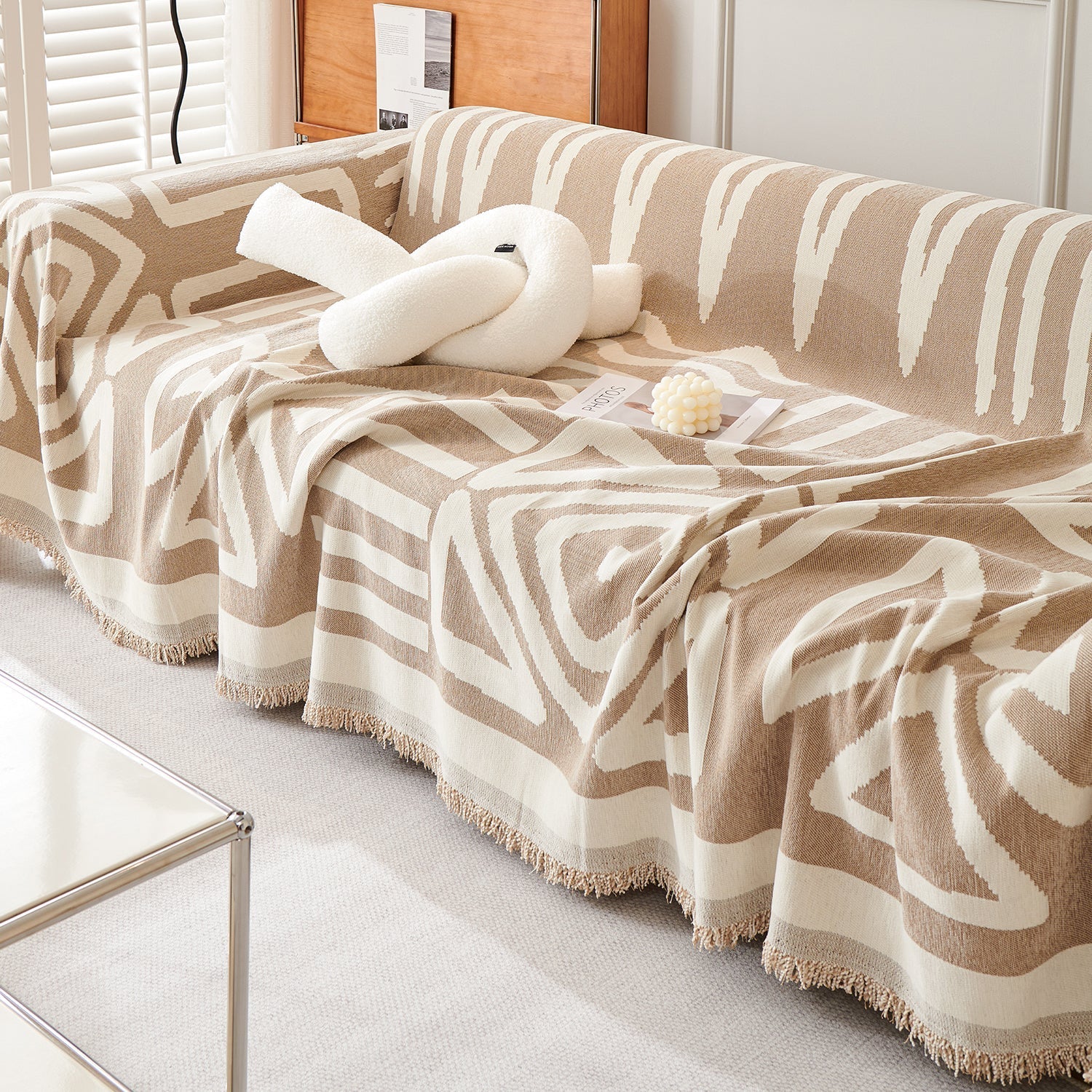 Geometrisk Boho Stil Soffa/Söngtäckning