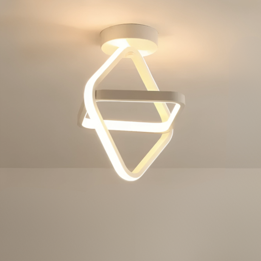 Modern LED Taklampa - 2 Ringar Kreativ Design
