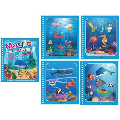 Magic Water Coloring Book – Upptäck Dolda Teckningar