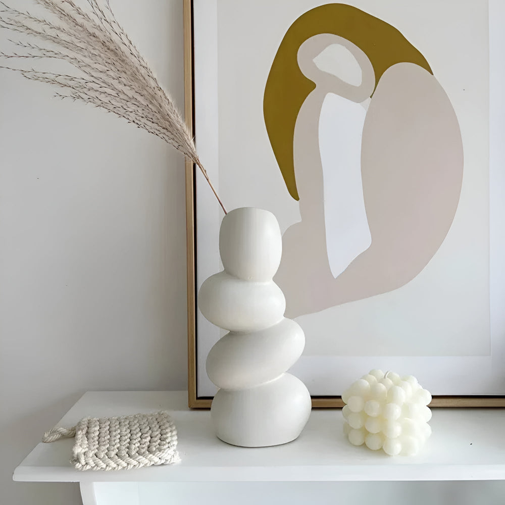 STRATA Skulptural Keramisk Vasa