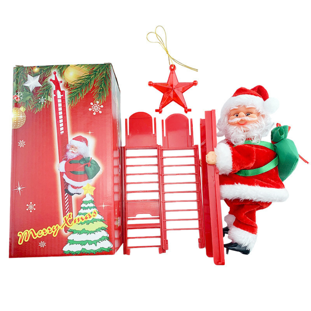 Klibbande jultomte barnleksak