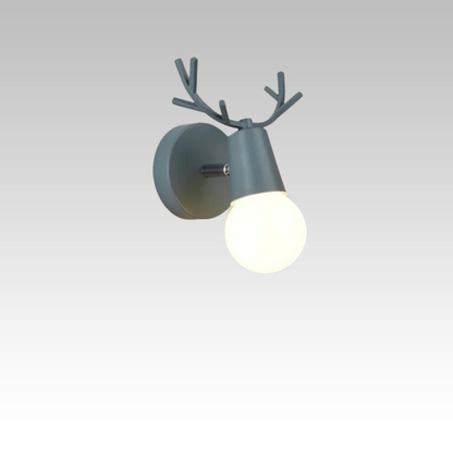 AntlerGlow - Modern Justerbar Barnrum Vägglampa
