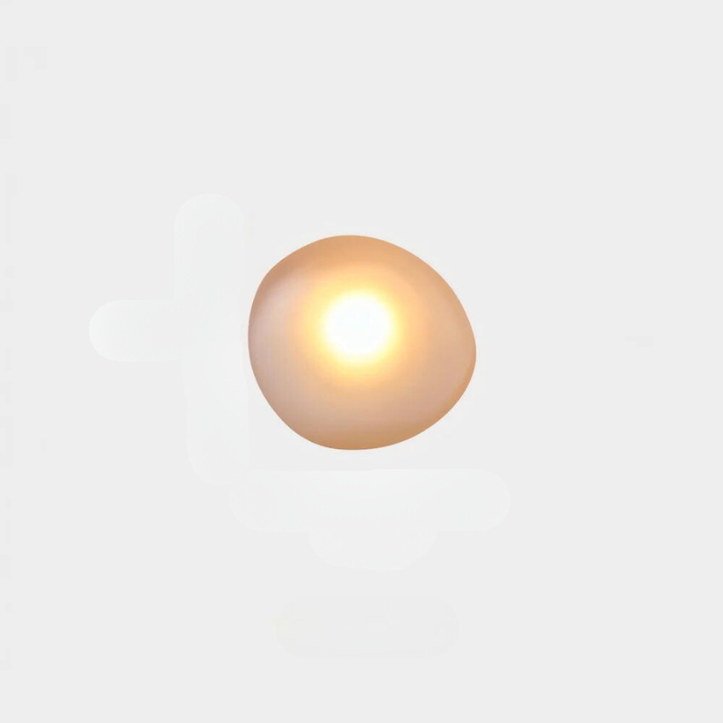 PebbleHue Vägglampa - LED Vägglampa i Glas i Nordisk Stil