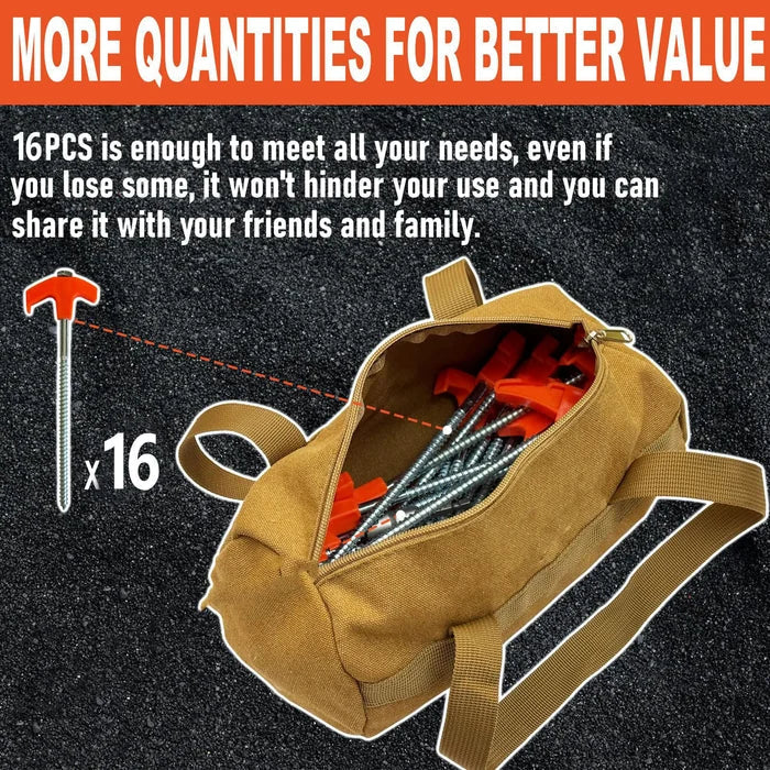 Carvallo | AnthorSafe - Rostfria tältpinnar av metall