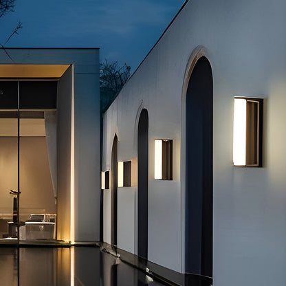 Utomhus Vägglampa Modern Solenergi LED Lampa
