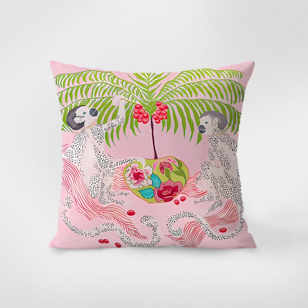 Zebra Tapestry Fringekuddeöverdrag