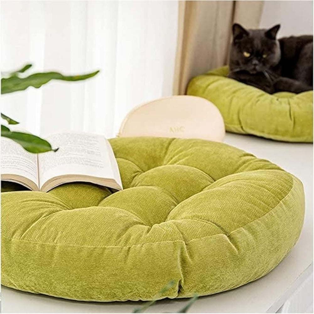 Sammet Tufte Runda Kuddar