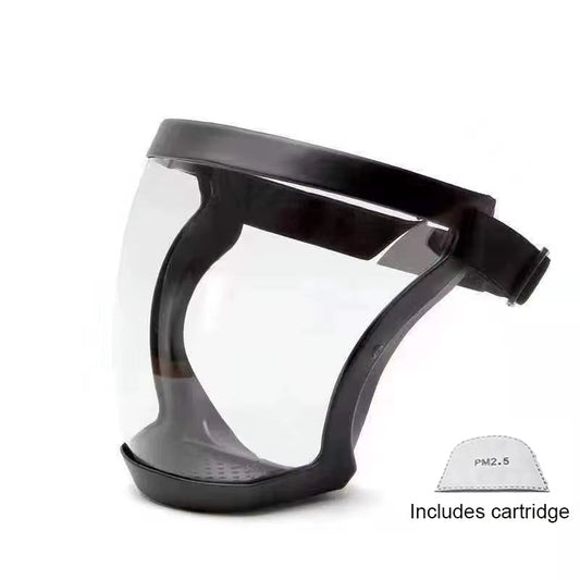 Super skyddande anti-dimma ansiktsskydd