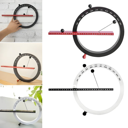 Magnetisk kugur – Kreativ och dekorativ bordsklocka med mjuk design