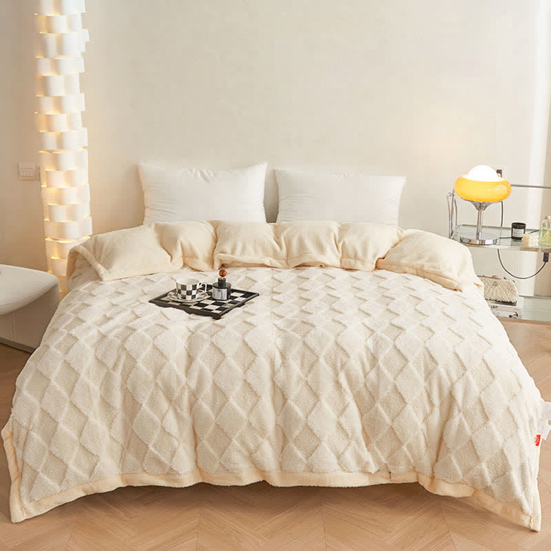 Carvallo - Mjuk dubbel sammet överkast