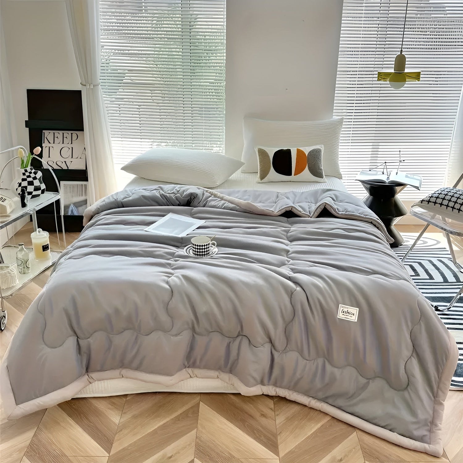 Lätt täcke för sommaren – Andas &amp; Mångsidig | För soffa, säng &amp; resor