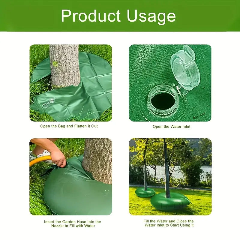 Baum bevattningstask med droppbevattning – Effektiv bevattningslösning för träd och buskar