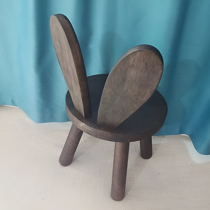 BunnyCraft Puff - Nordisk träpuff med kaninöron