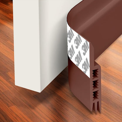 Draft Stopper för Dörr - Silikon Dörrsvep med Stark Adhesiv och Ljudisolering