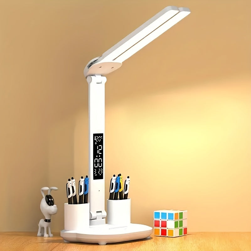 Justerbar LED Skrivbordslampa - För Perfekt Belysning och Bekvämlighet