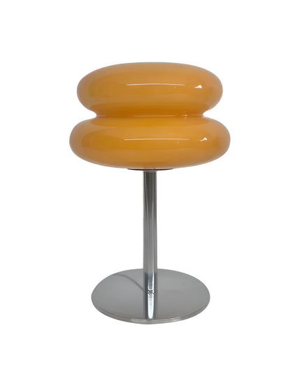 Glaslampe i Macaron-stil – elegant glas-bordlampe til hyggelig atmosfære