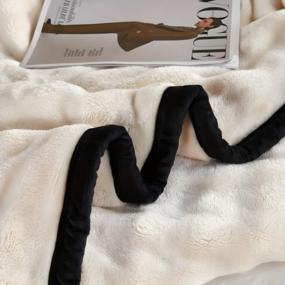 SoftSerenity Sängkläder Set - Lyxig Kaninfäll Plyschfilt