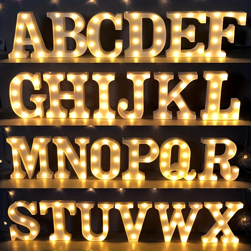 AlphaGlow - LED Dekorativ Bokstavslampa med Batteridrift