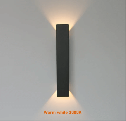 Lunavo Arko | vattentät LED-utomhusvägglampa i aluminium