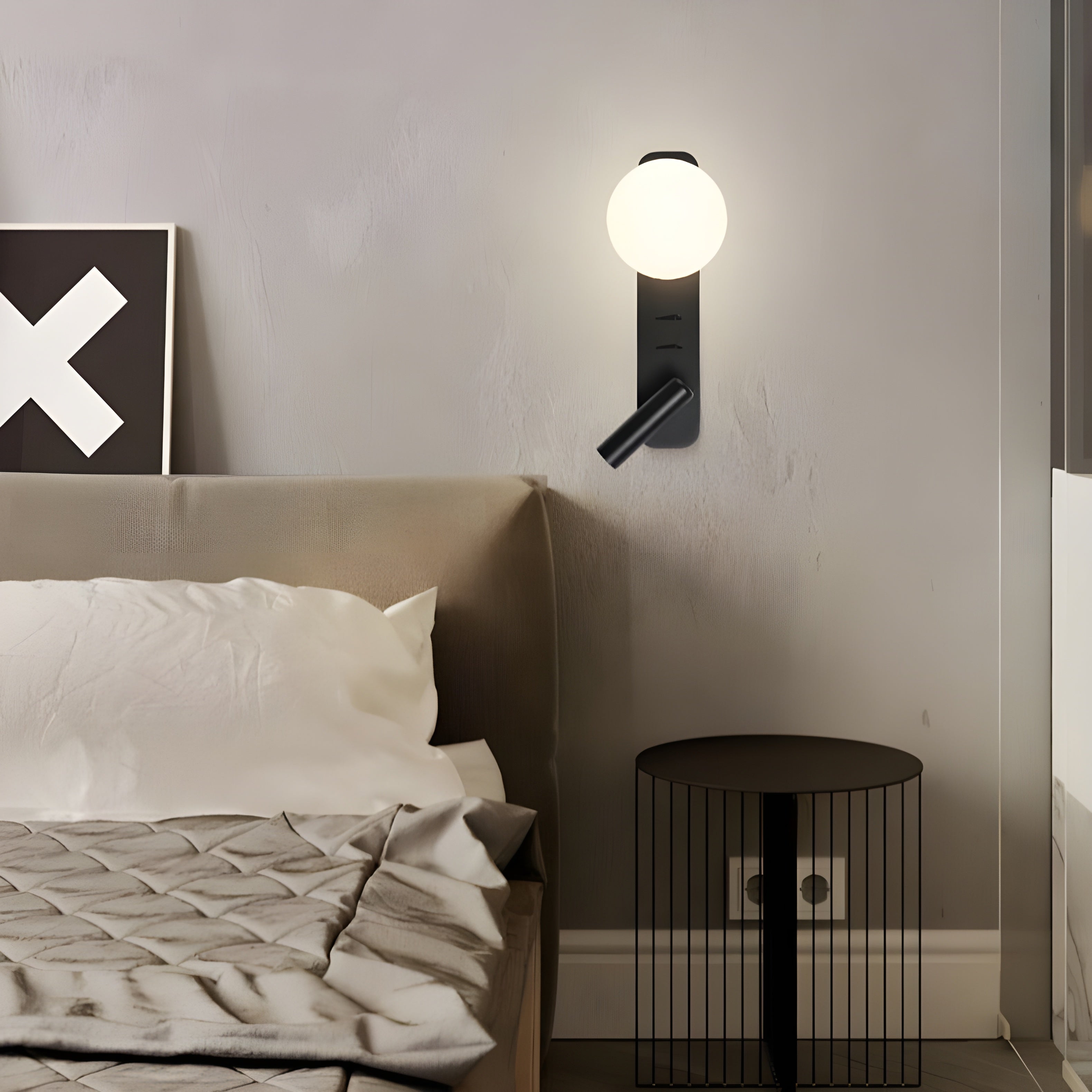 EclipseBeam Light - Dekorativ Månevägglampa