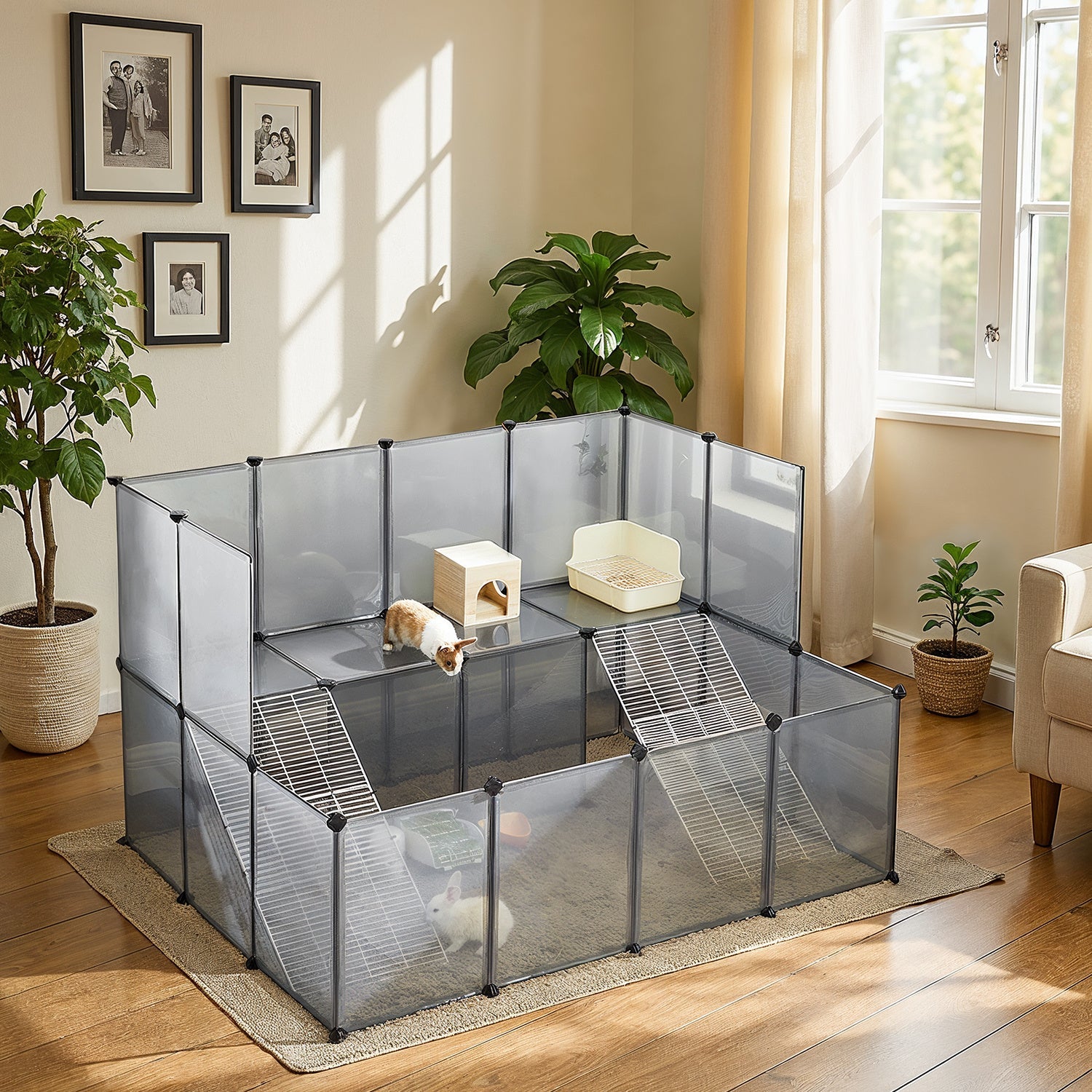 Guinea Pig Run - Litet Djur Inhägnad