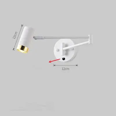 Carvallo - Dimbar LED Vägglampa för Modernt Kontor