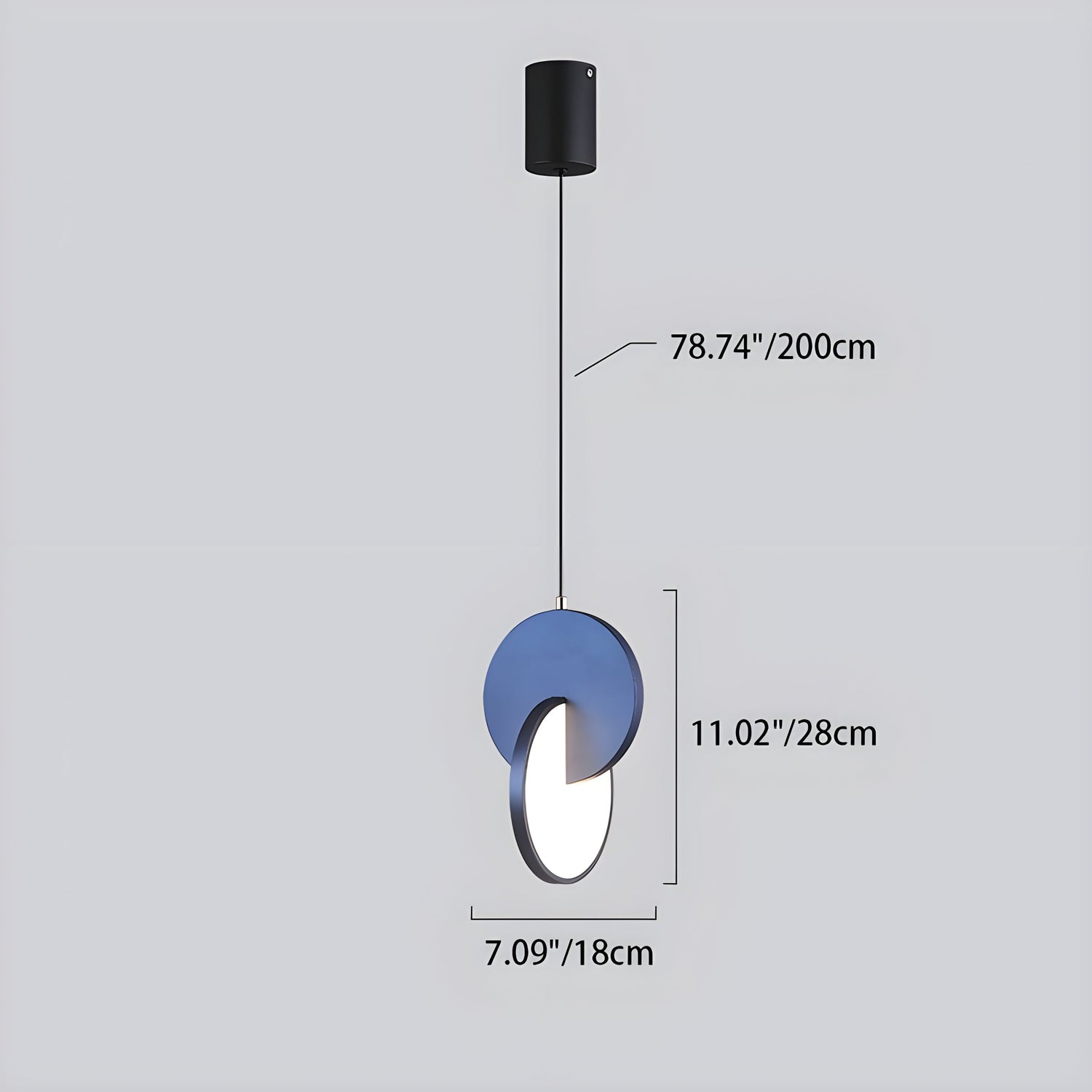 EclipseLuxe Light – Skandinavisk Rund Pendellampa