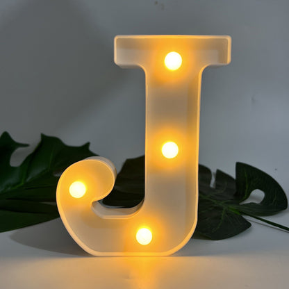 AlphaGlow - LED Dekorativ Bokstavslampa med Batteridrift