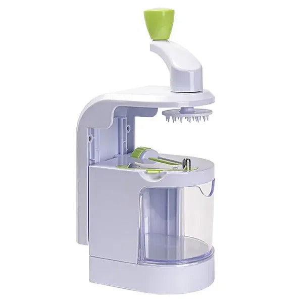 4 i 1 Rotera Skärblad Grönsak Spiralizer Nudelmaskin Med Suga kopp