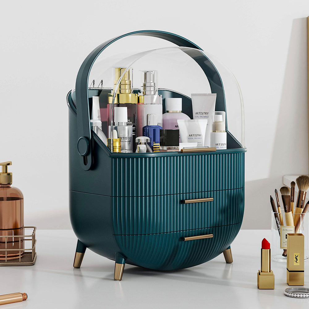 Makeup Storage Organizer med lådor - Kosmetisk bordsskåp