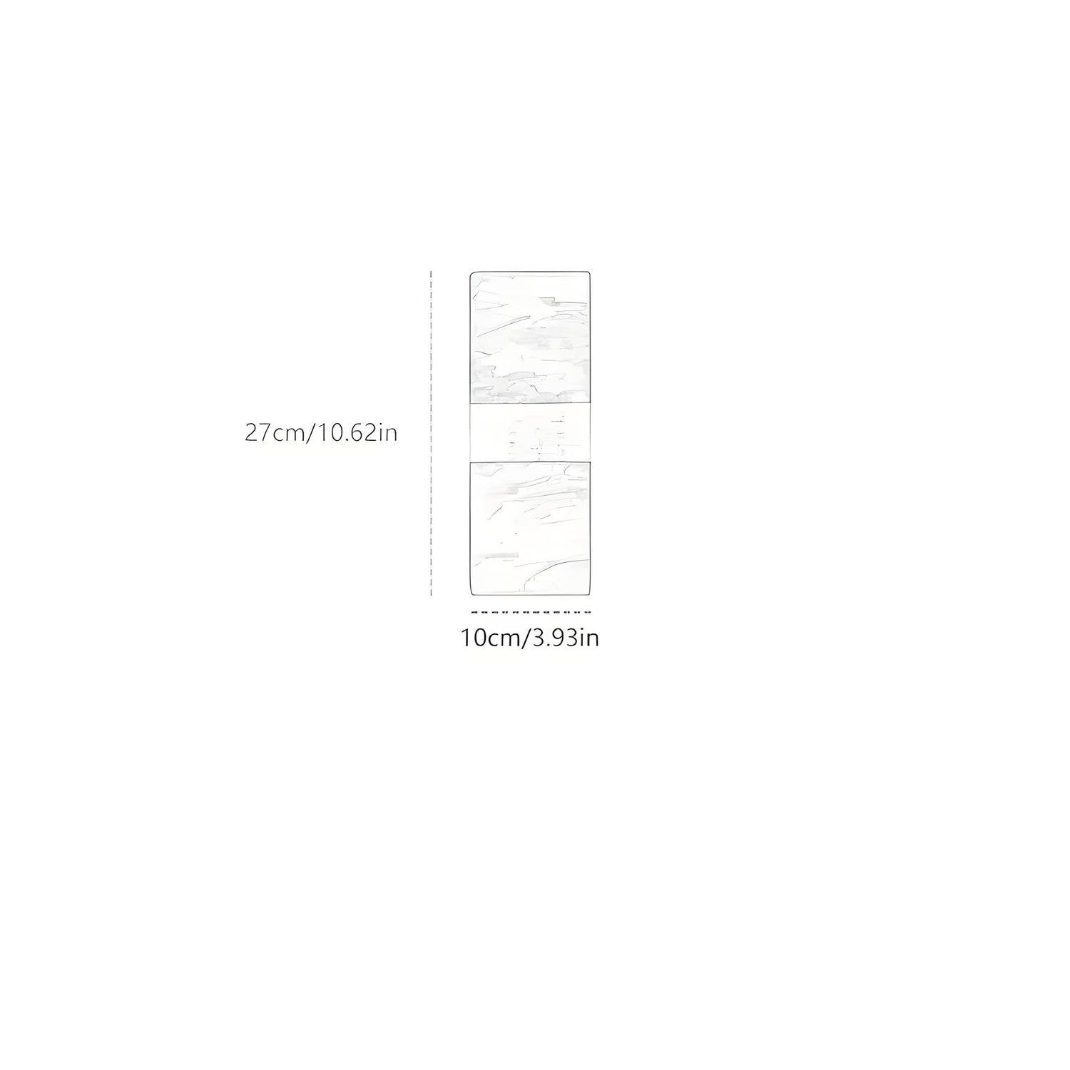 CalmHaze Light - Minimalistisk Akryl Vägglampa