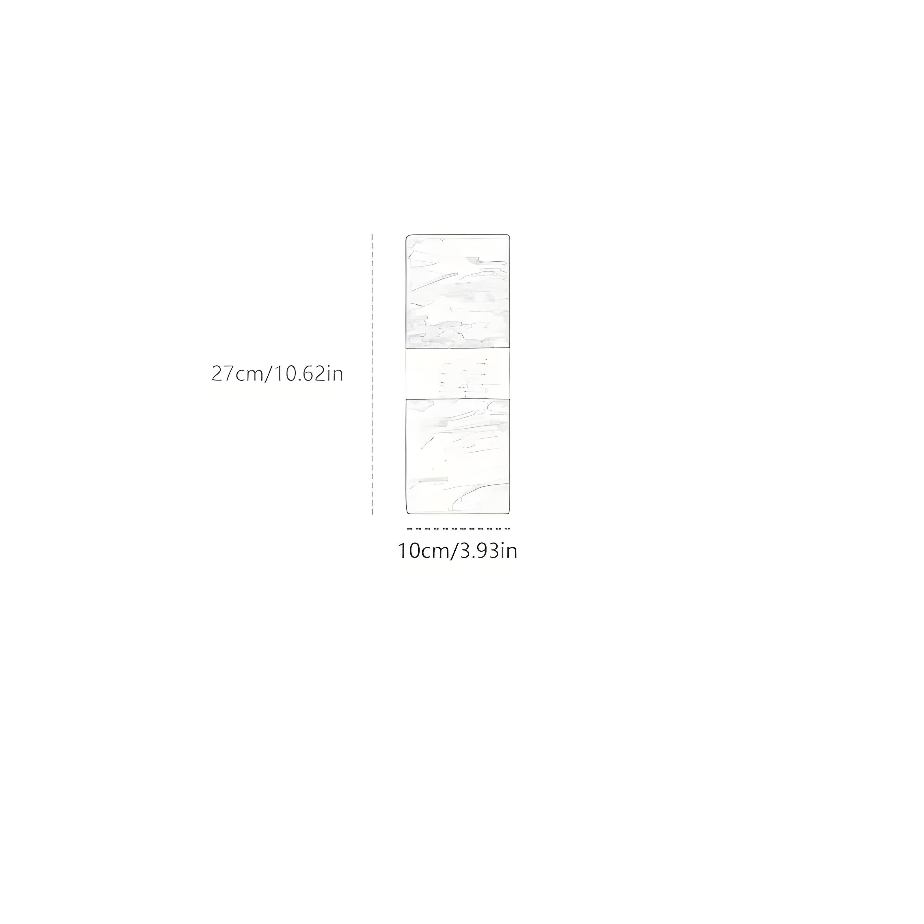 CalmHaze Light - Minimalistisk Akryl Vägglampa