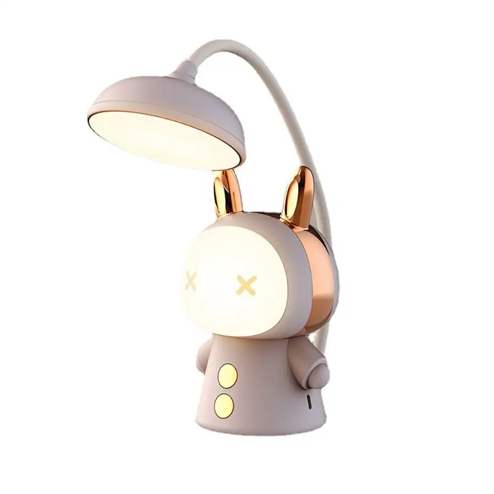 GlowKids - LED Tecknad Tävlingslampa för Barn – Dimbar Nattlampa med USB Laddning, Kreativ Design