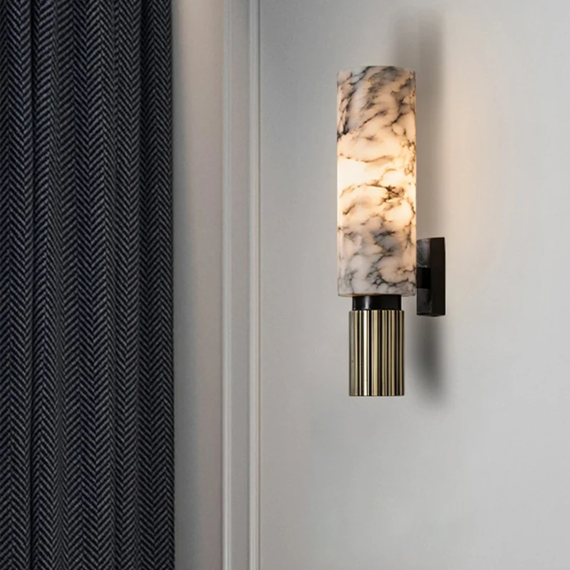 StoneGlow - Marmorvägglampa för en Lyxig Utstrålning