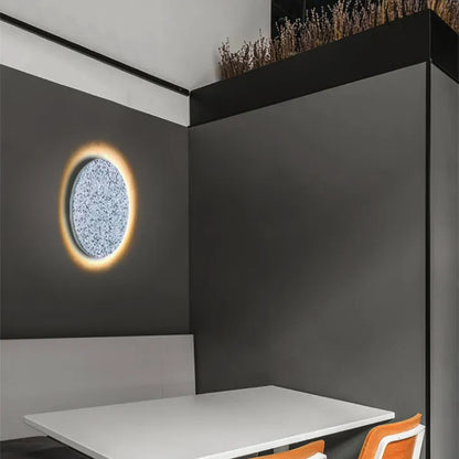 TerraGlow – Terrazzo Vägglampa för Modern Hallbelysning