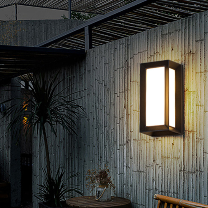 Tvåfärgad modern utomhusvägglampa