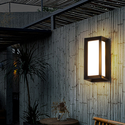 Tvåfärgad modern utomhusvägglampa