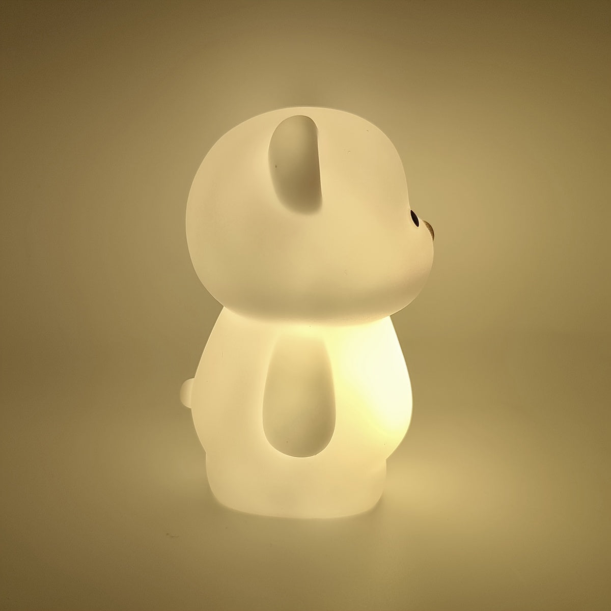 RusticBear - Fristående Bären Nattlampa med LED Spotlampa