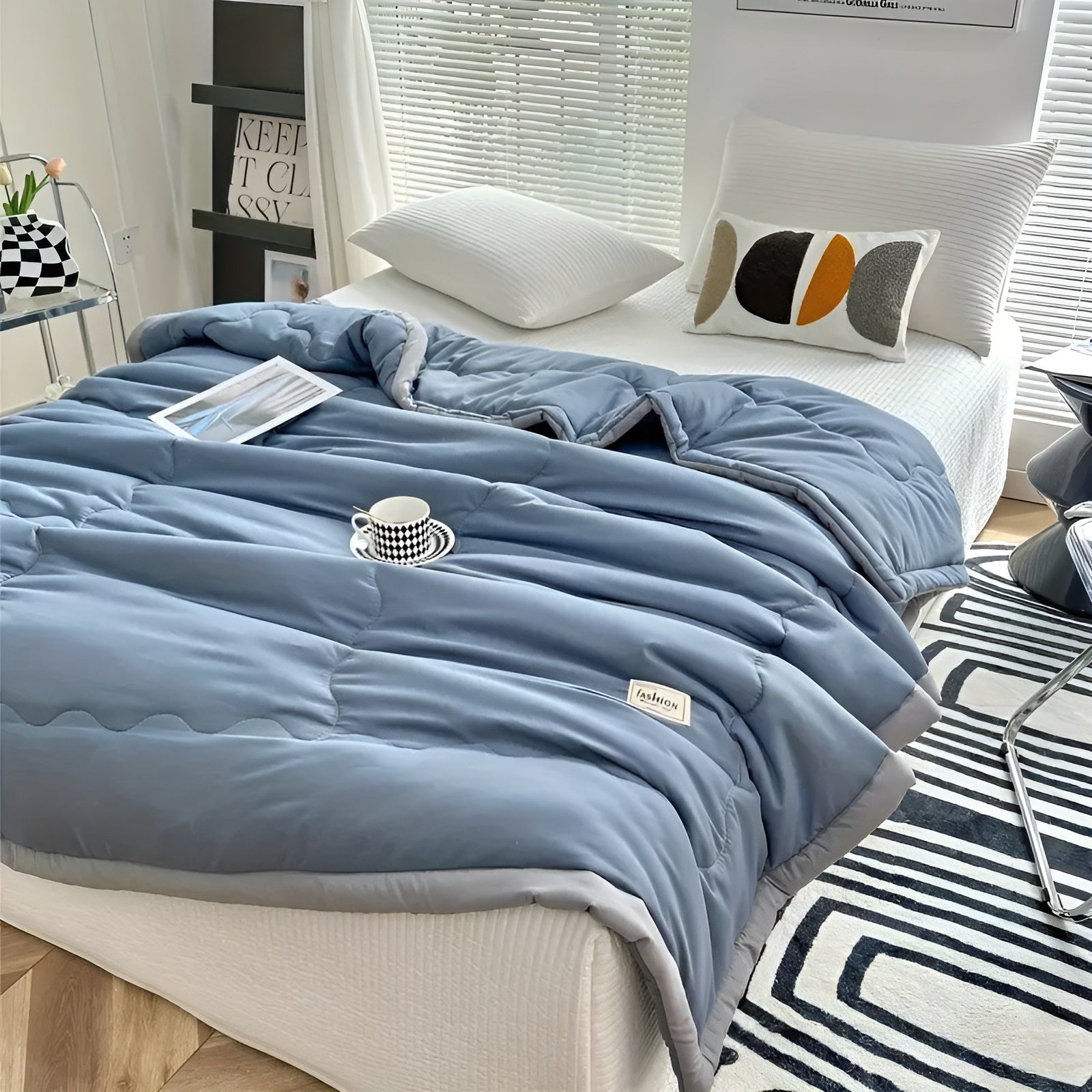 Lätt täcke för sommaren – Andas &amp; Mångsidig | För soffa, säng &amp; resor