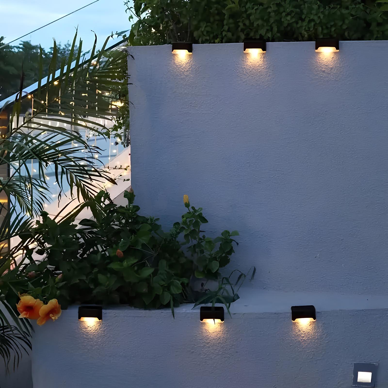 Utomhus Solar LED Steplampa Vattentät