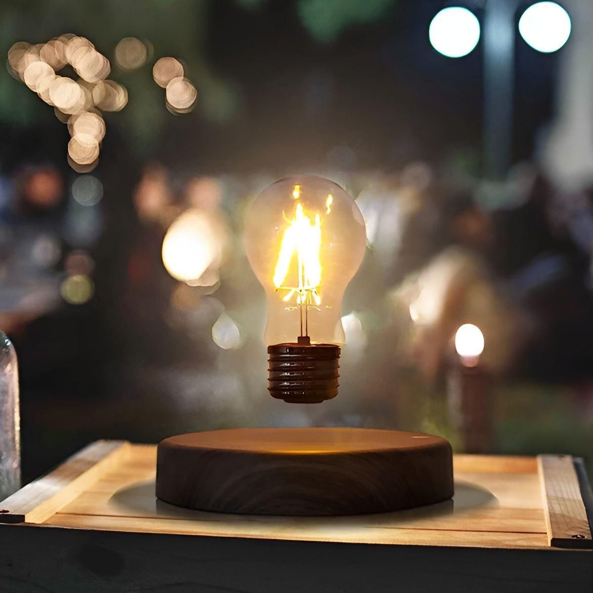 Magisk glödlampa - Elegant magnetisk levitation svävande glödlampa
