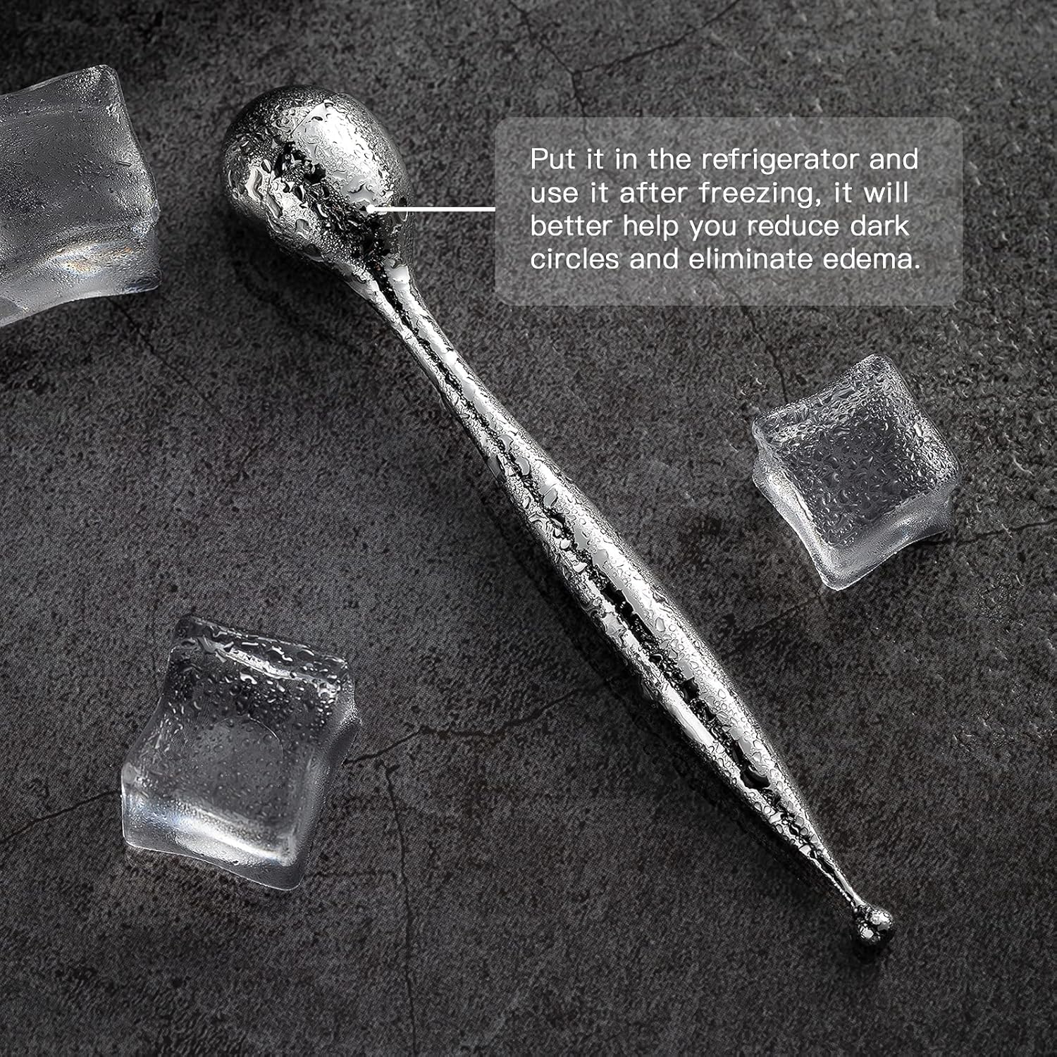 Facial Roller Rostfritt Stål Svullnad Massager