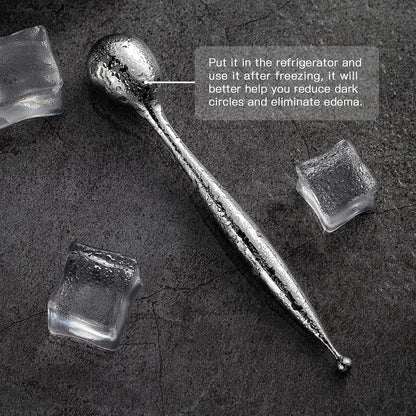 Facial Roller Rostfritt Stål Svullnad Massager