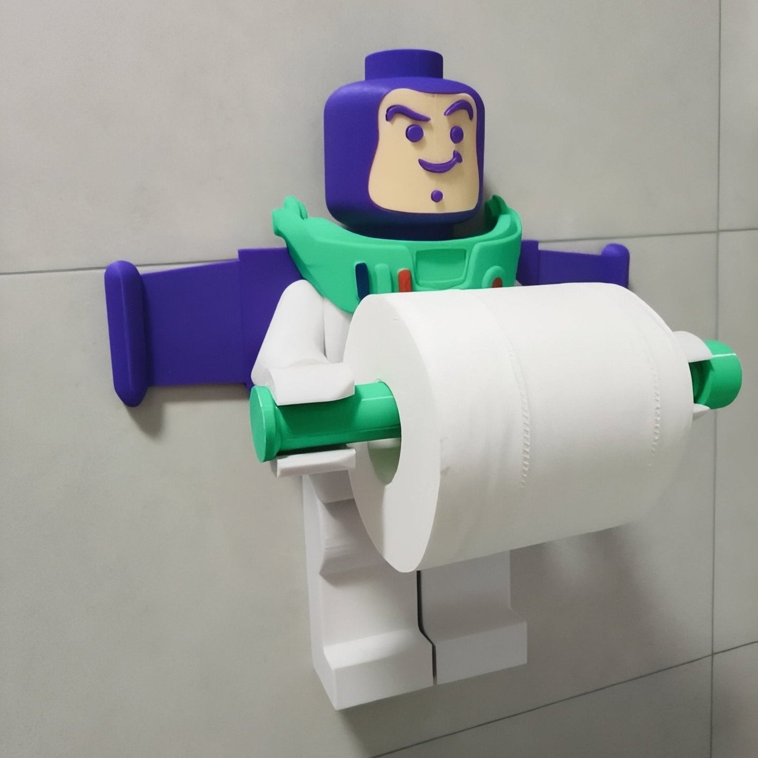 Carvallo - Karaktärsinspirerad Vägmonterad Toiletpappershållare med en finurlig touch