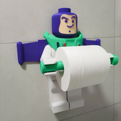 Carvallo - Karaktärsinspirerad Vägmonterad Toiletpappershållare med en finurlig touch